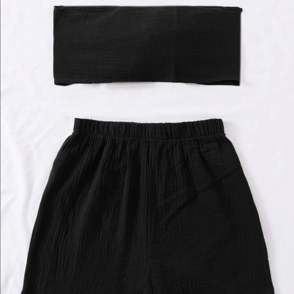 Solid Knot Tube Top and Shorts Set - Picture 4 of 5